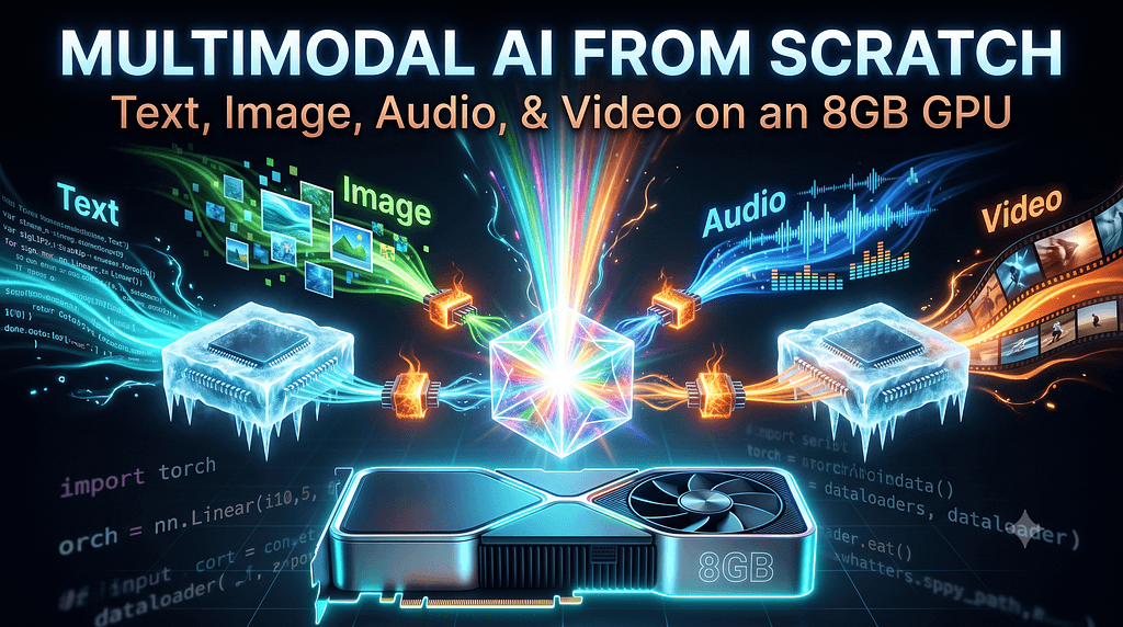 I Built a Multimodal Embedding Model From Scratch on an RTX 4060 (Text, Image, Audio, and Video…
