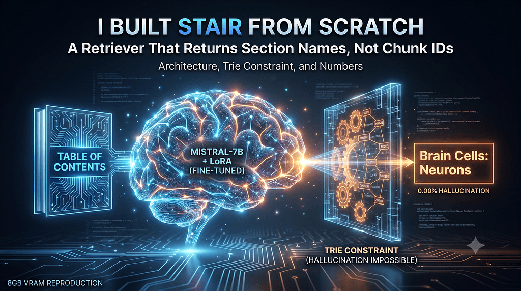 I Built STAIR From Scratch: A Retriever That Returns Section Names, Not Chunk IDs